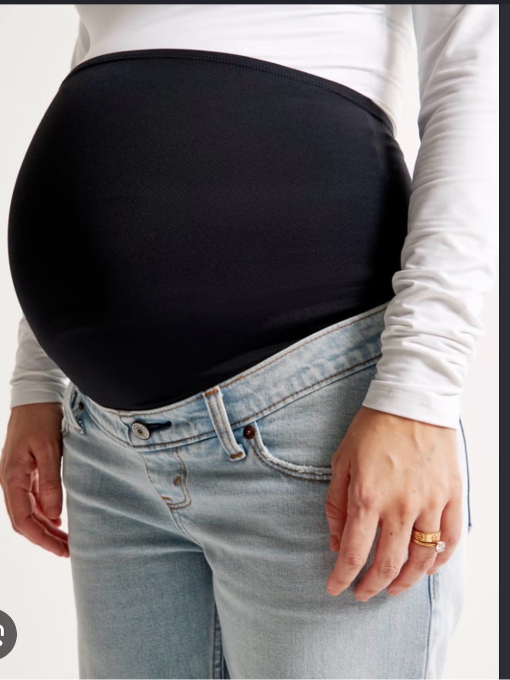 Abercrombie & Fitch Light Blue Maternity Jeans ‘the baggy’ 👖